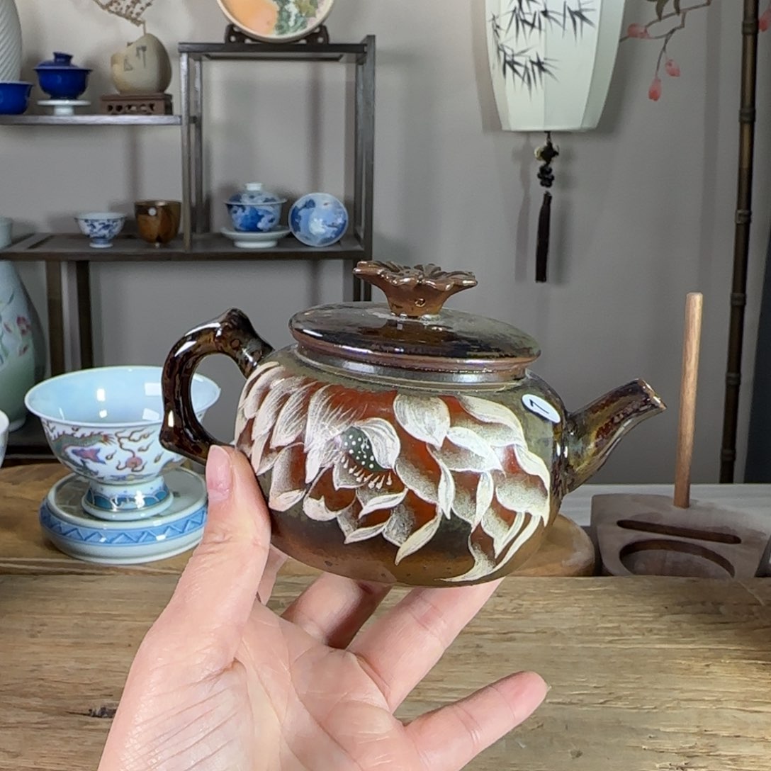 杯景德镇陶瓷柴烧多人