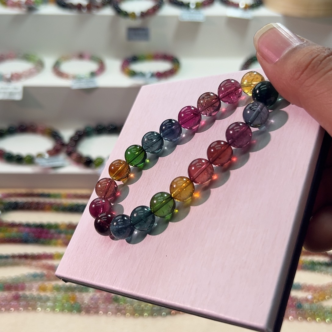 未镶嵌碧玺手链碧玺