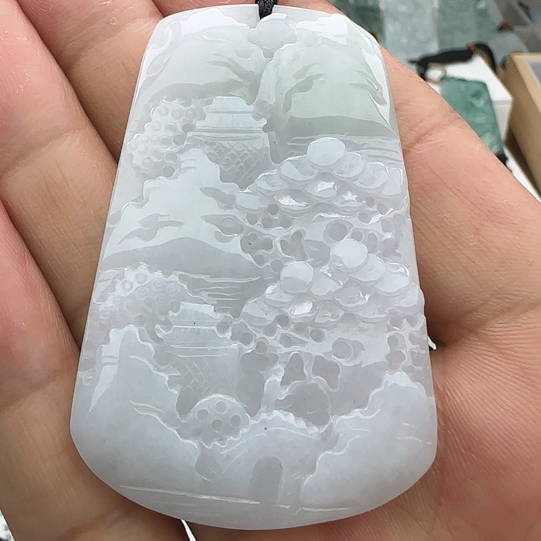 颈饰未镶嵌翡翠翡翠
