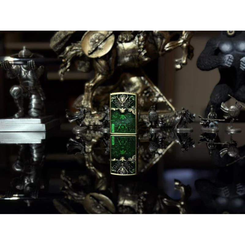 青铜招财龙头 龙凤呈祥青铜点绿煤油机L（不赠送煤油）C 