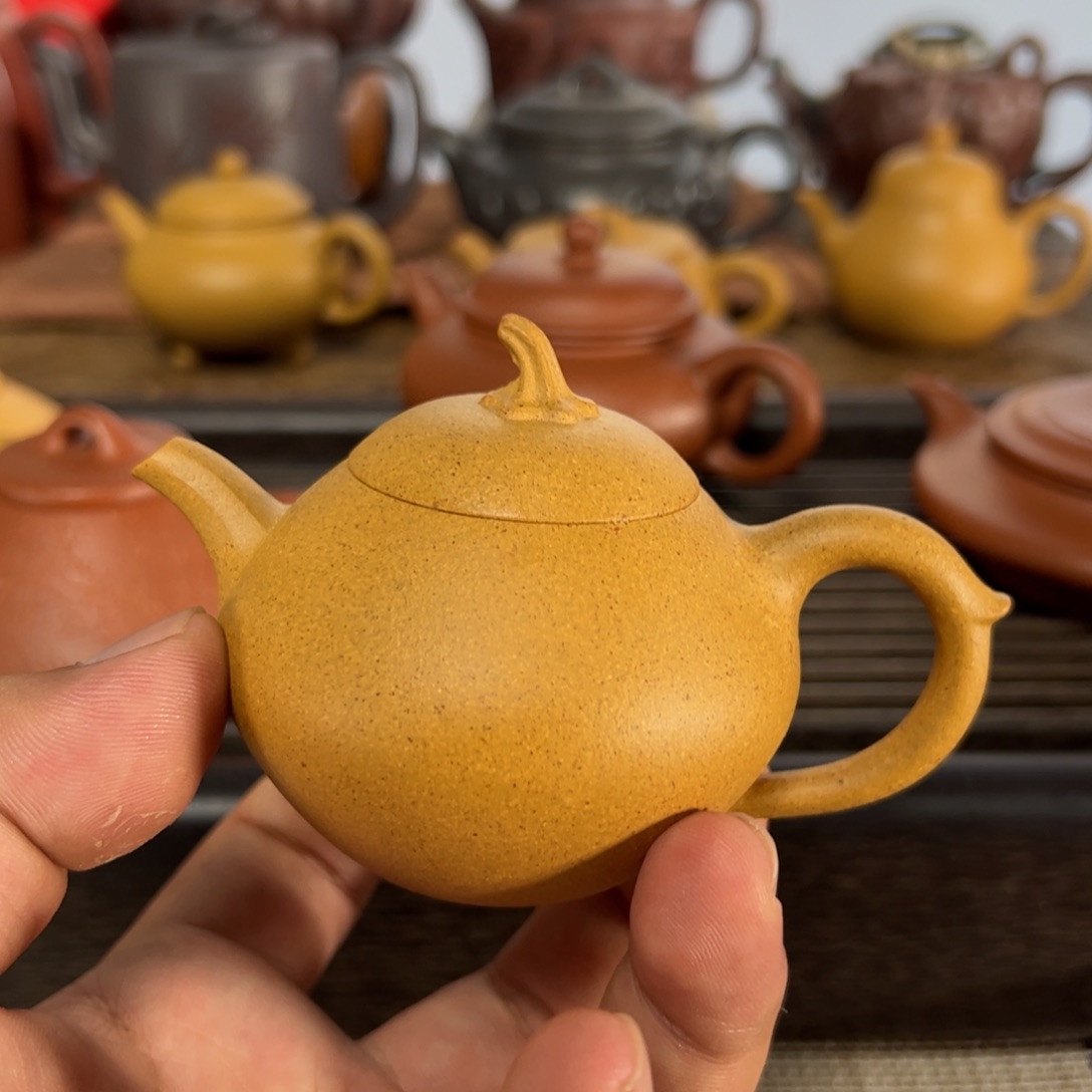 云***弹茶壶紫砂手工制作