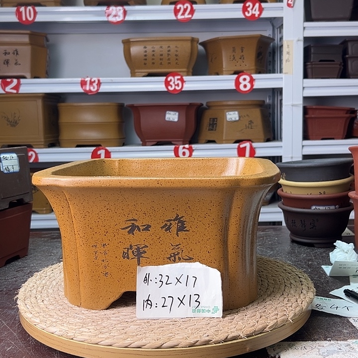 花盆紫砂蛇年大吉