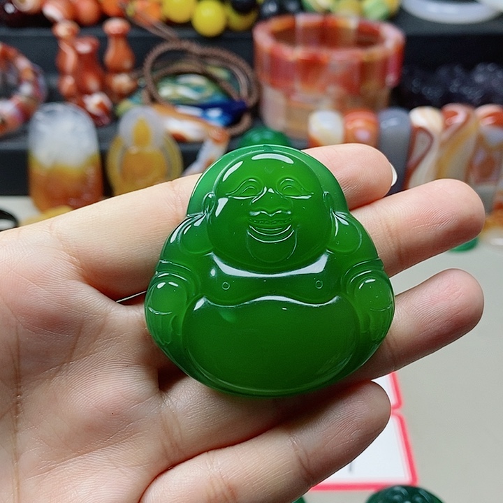 未镶嵌吊坠(不含链)玛瑙/玉髓石**秀