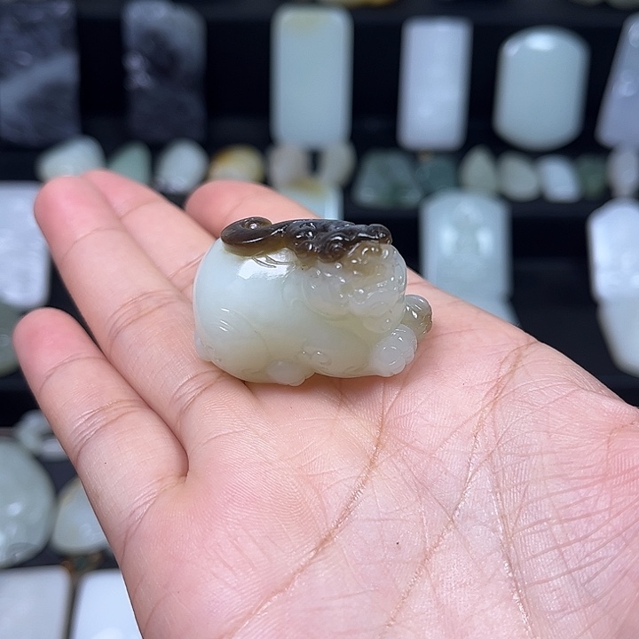 和田玉吊坠(不含链)未镶嵌