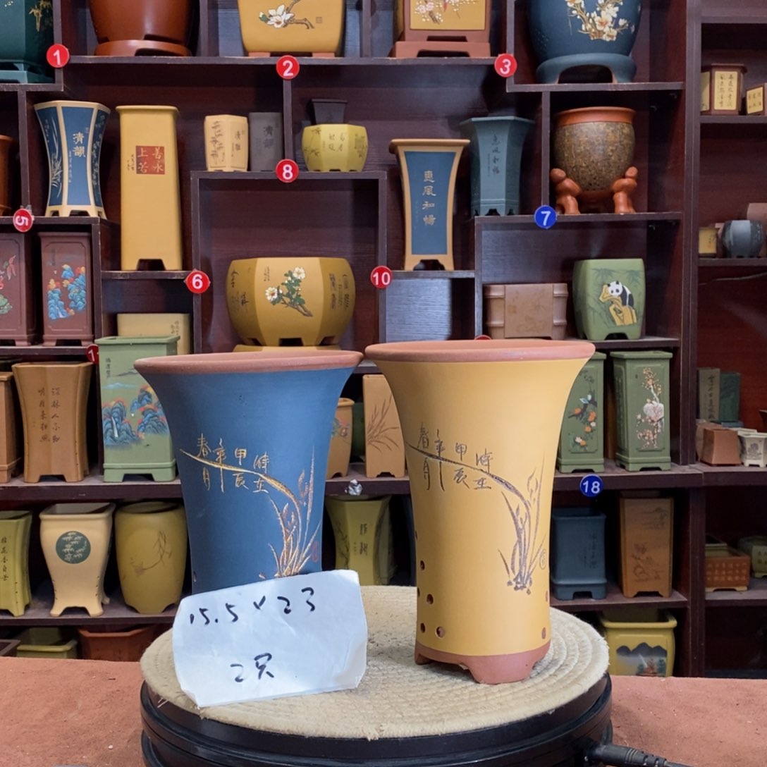 紫砂花盆紫砂花盆