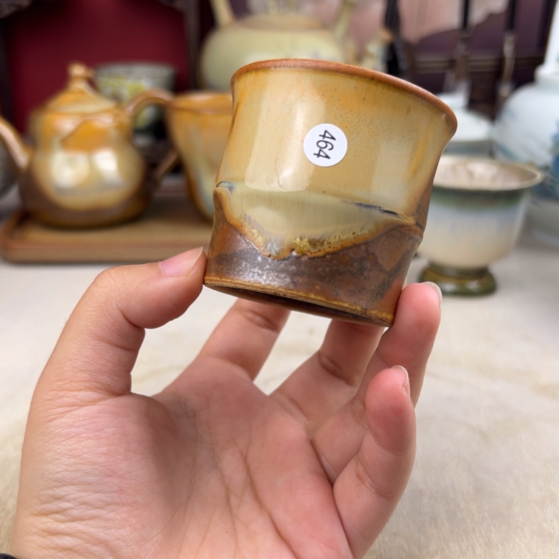 杯纯手工柴烧主人杯