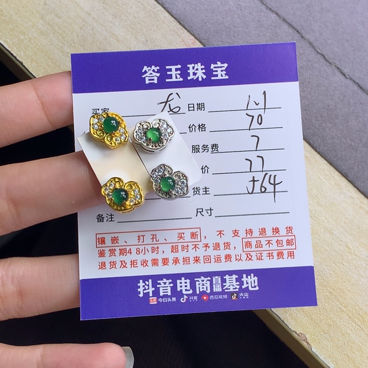 颈饰未镶嵌翡翠龙*