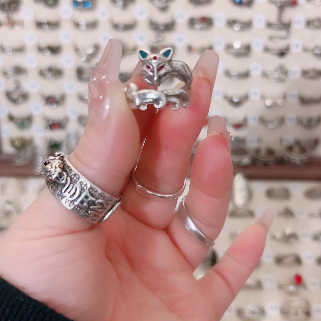 铜合金新款上开口九尾狐