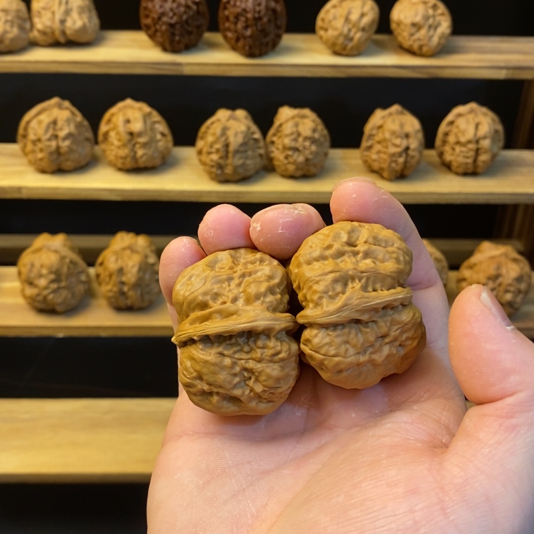 螃***蟹桃核吊坠38尺蛤蟆头