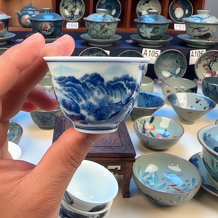 景德镇陶瓷陶瓷杯茶具