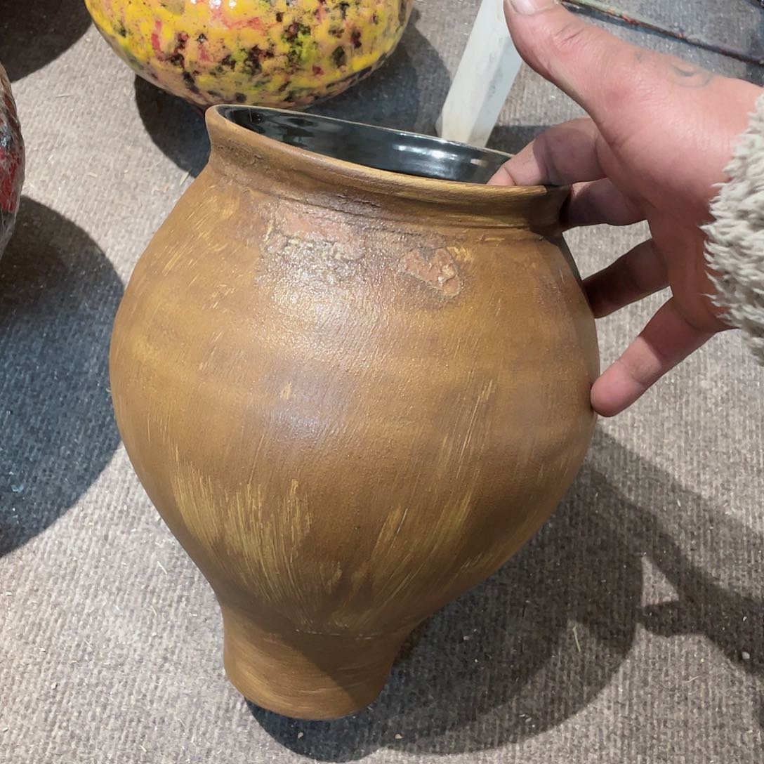 瓶高28口14手工无孔花瓶