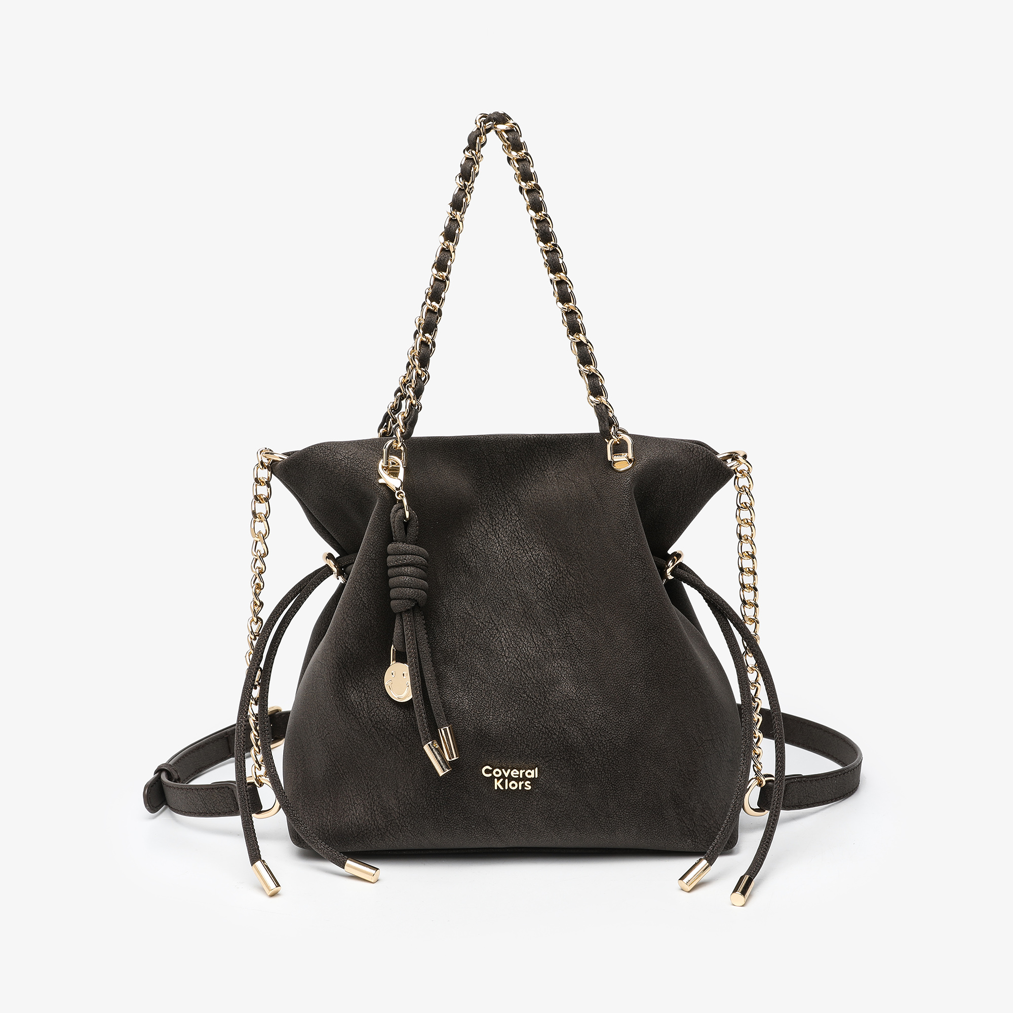   COVERAL KLORS复古休闲简约抽绳福袋包