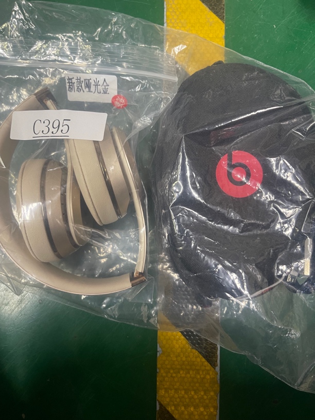 9新 BEATS 捡漏beats solo3头戴耳机哑光金编号C395