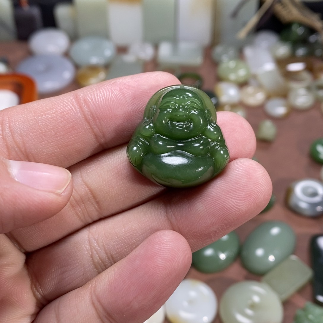 和田玉吊坠(不含链)未镶嵌