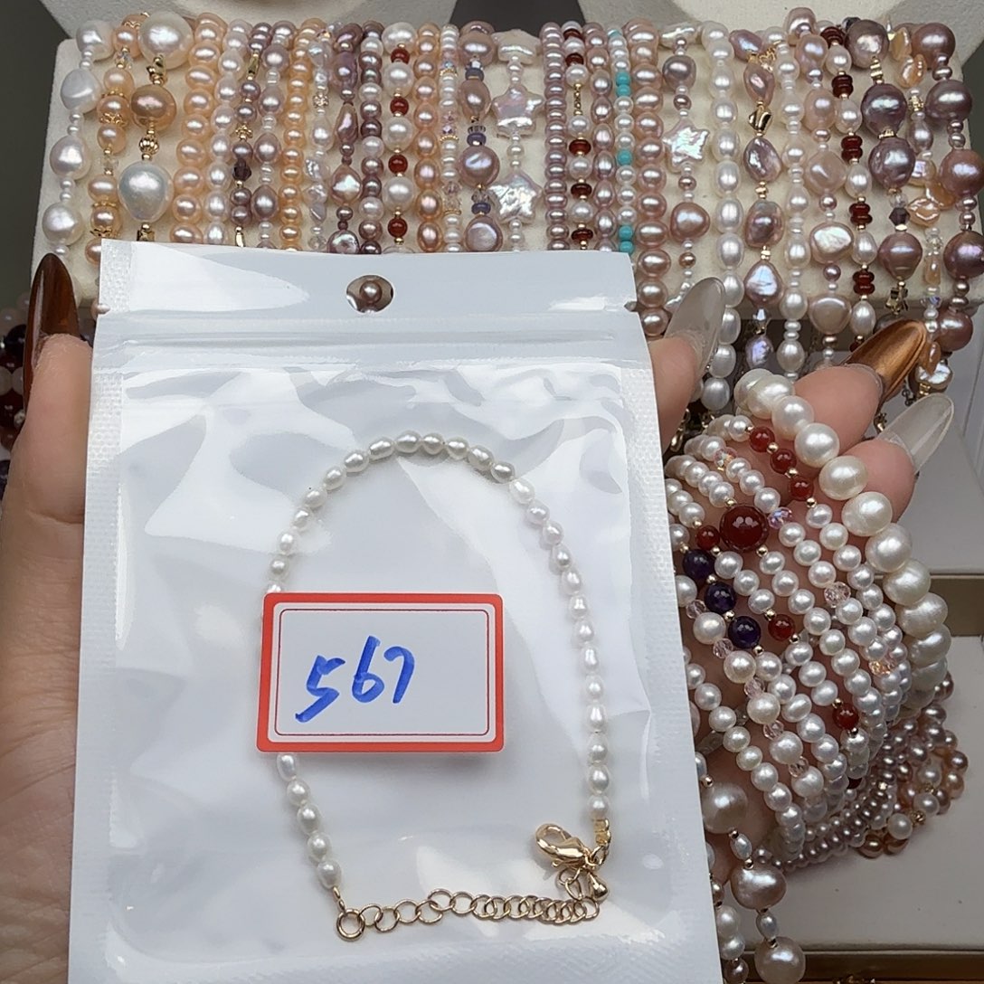 家***汤手绳钛钢淡水珍珠