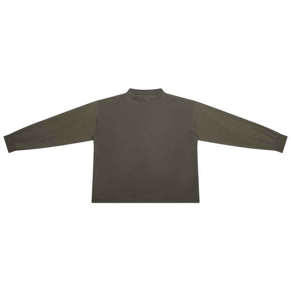 IVYERICA休闲带领落肩长袖上衣