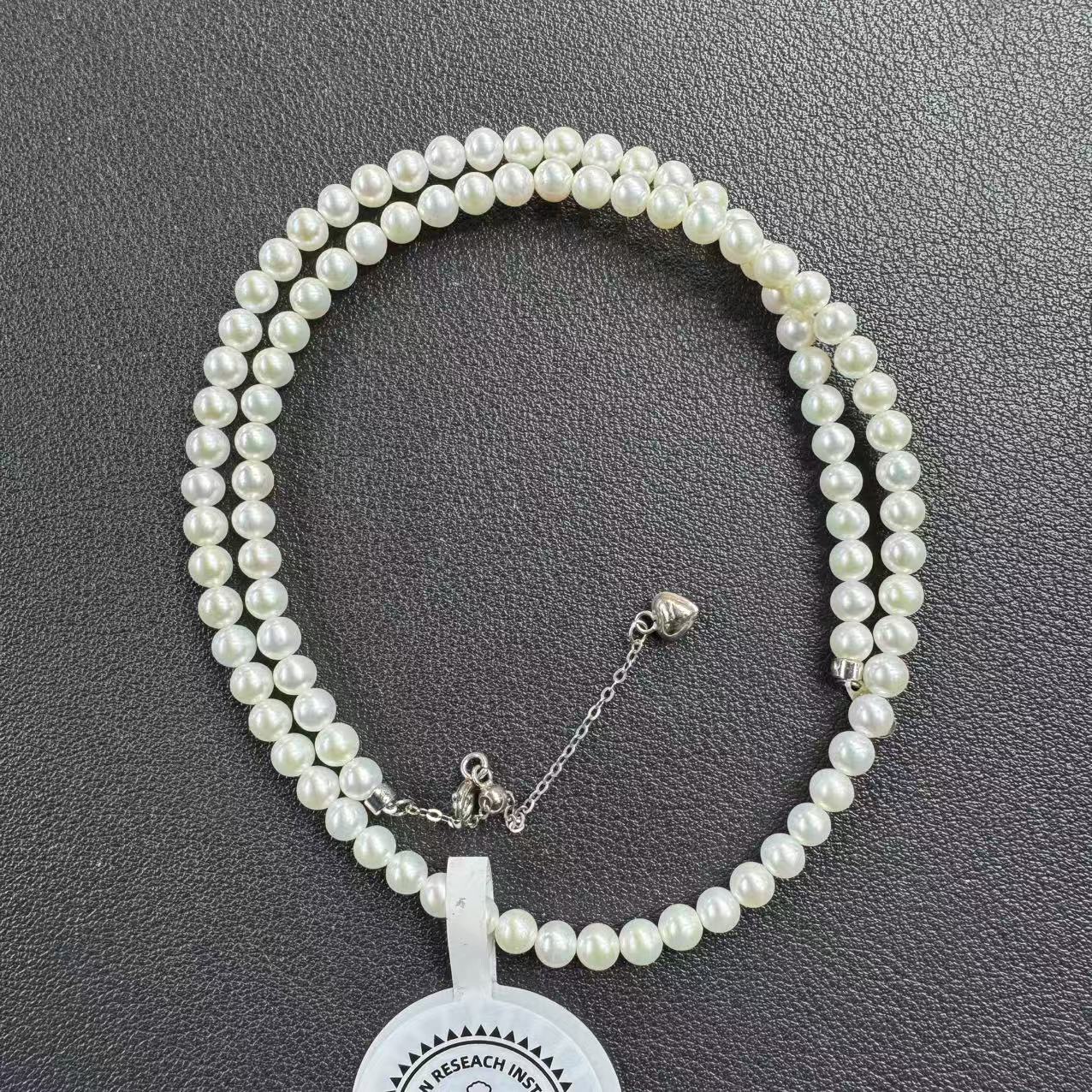 天然珍珠小米珠项链多样性发一