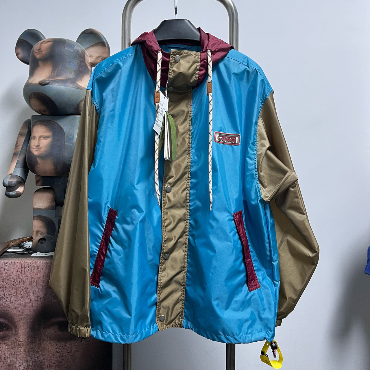 全新未使用 GUCCI/古驰 logo冲锋衣K2707尺码：44衣长66胸围62
