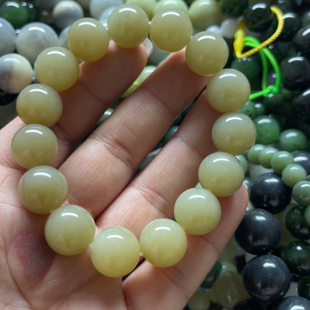 和田玉手链未镶嵌