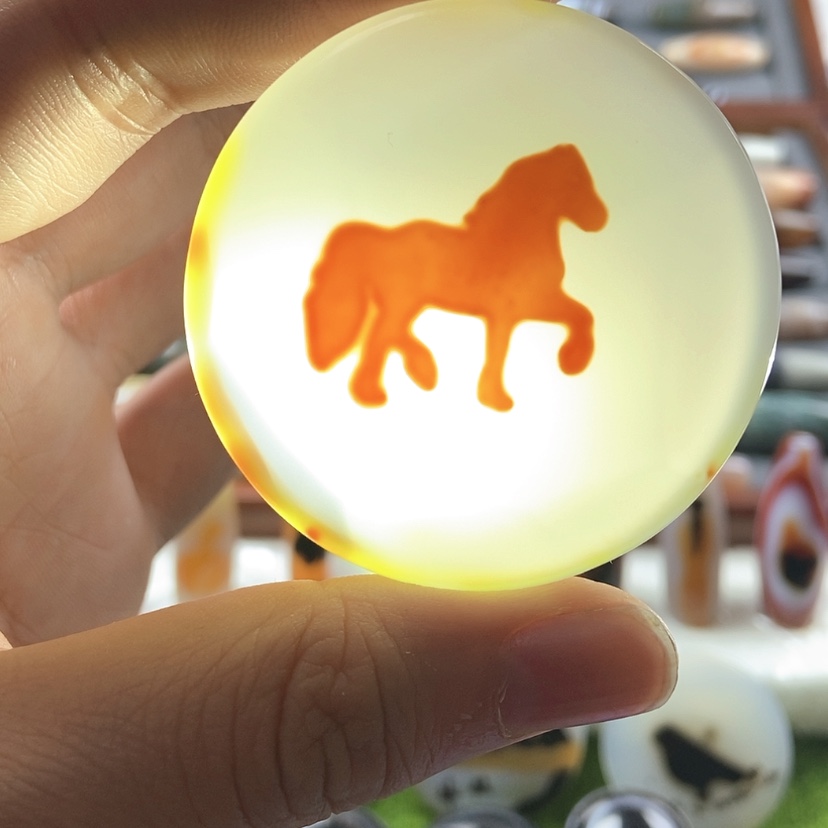 【闪购商品】玛瑙/玉髓颈饰未镶嵌L***人