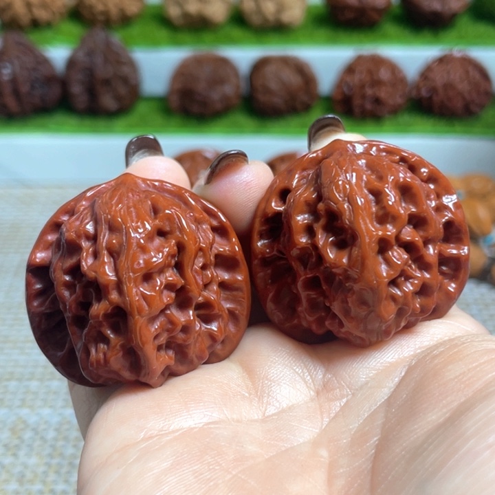 把件文玩核桃38野狼