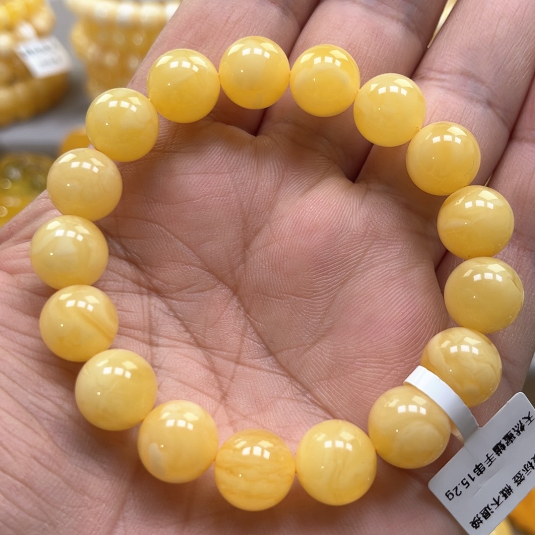 琥珀手链未镶嵌手串