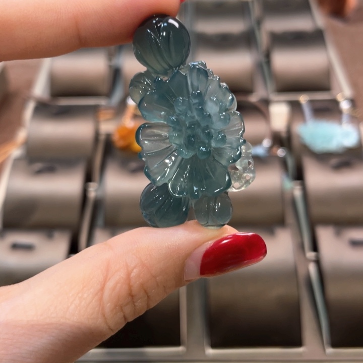 蛇纹石玉未镶嵌吊坠(赠链)