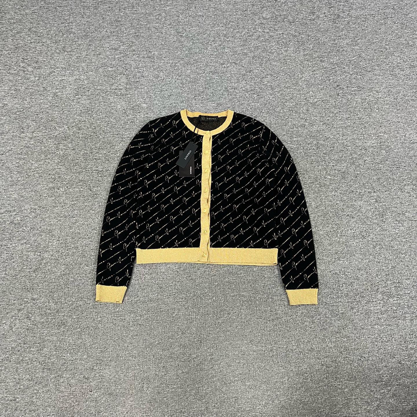 未使用 AMIPARIS 范思哲 金线针织开衫42码 全新带吊牌