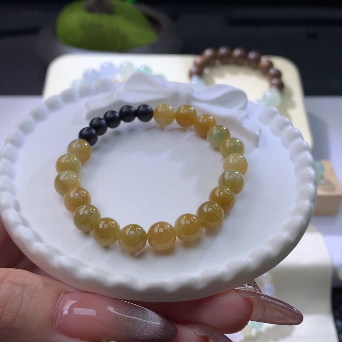 翡翠手链未镶嵌卡6