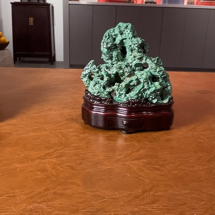 漢***良有机玻璃孔雀石香炉11111111