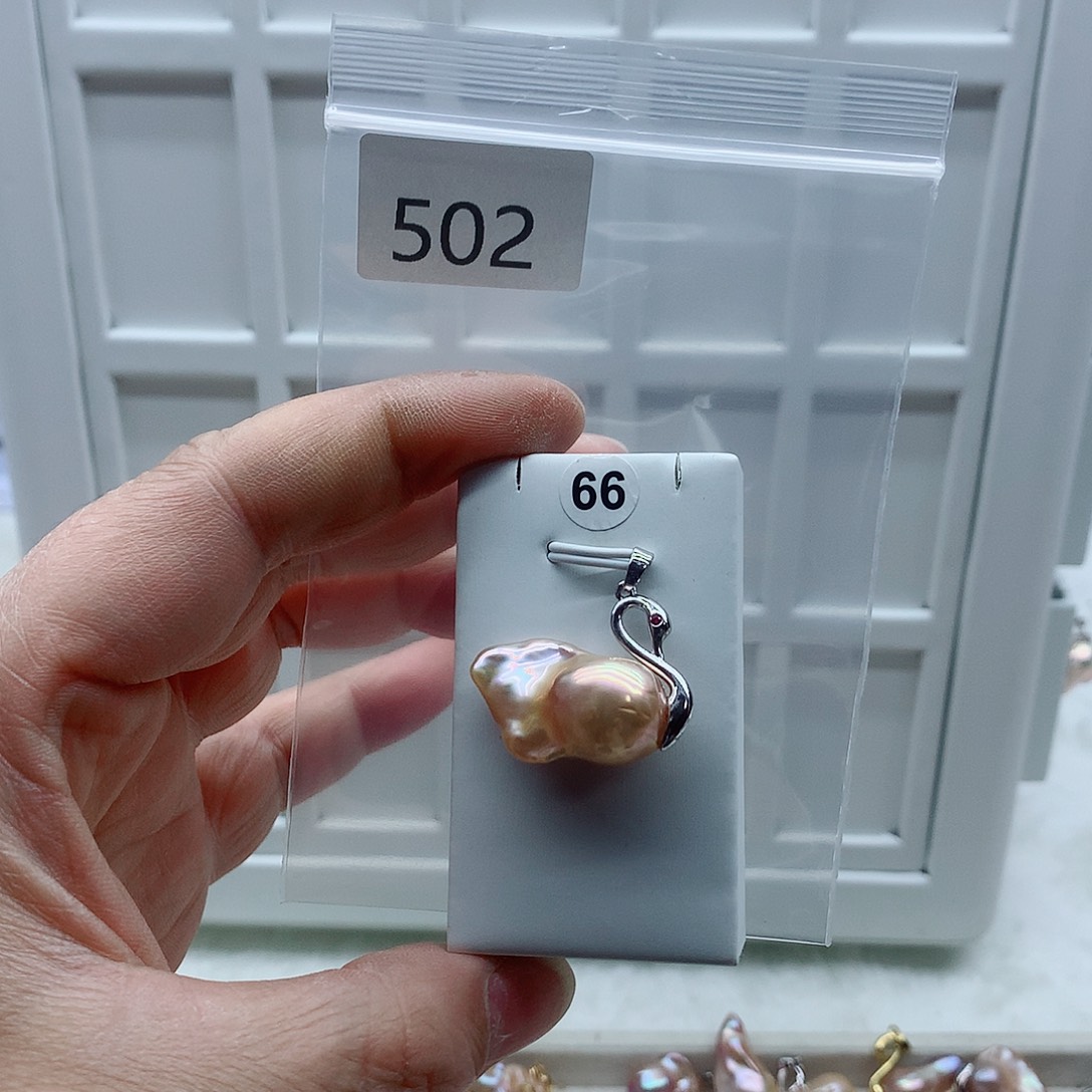 吊坠(不含链)淡水珍珠合金