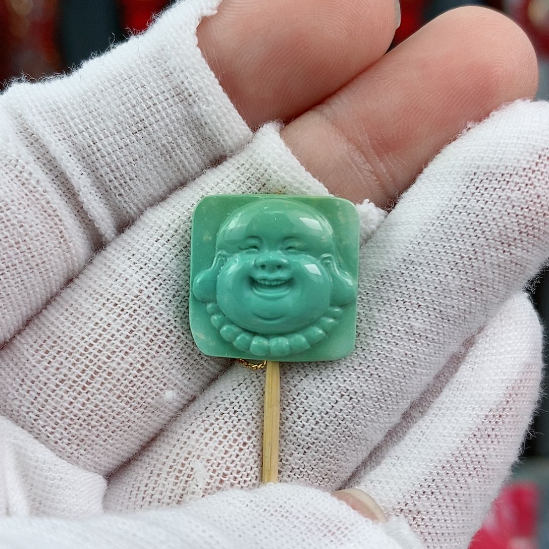 绿松石珠宝奇石未镶嵌