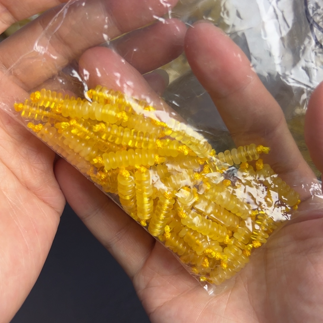琥珀未镶嵌裸石隔片多样发三组