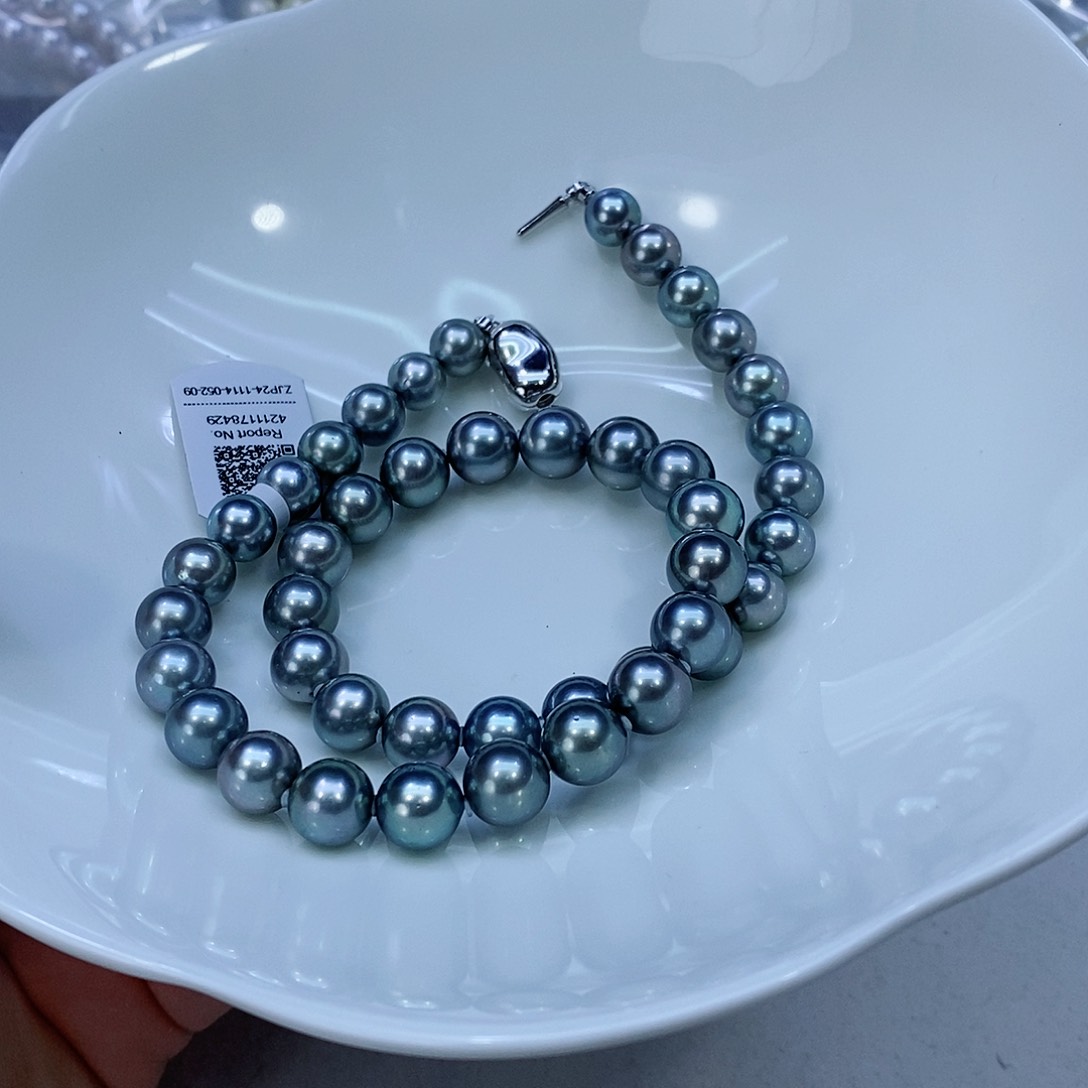 海水珍珠颈饰银S925镶嵌