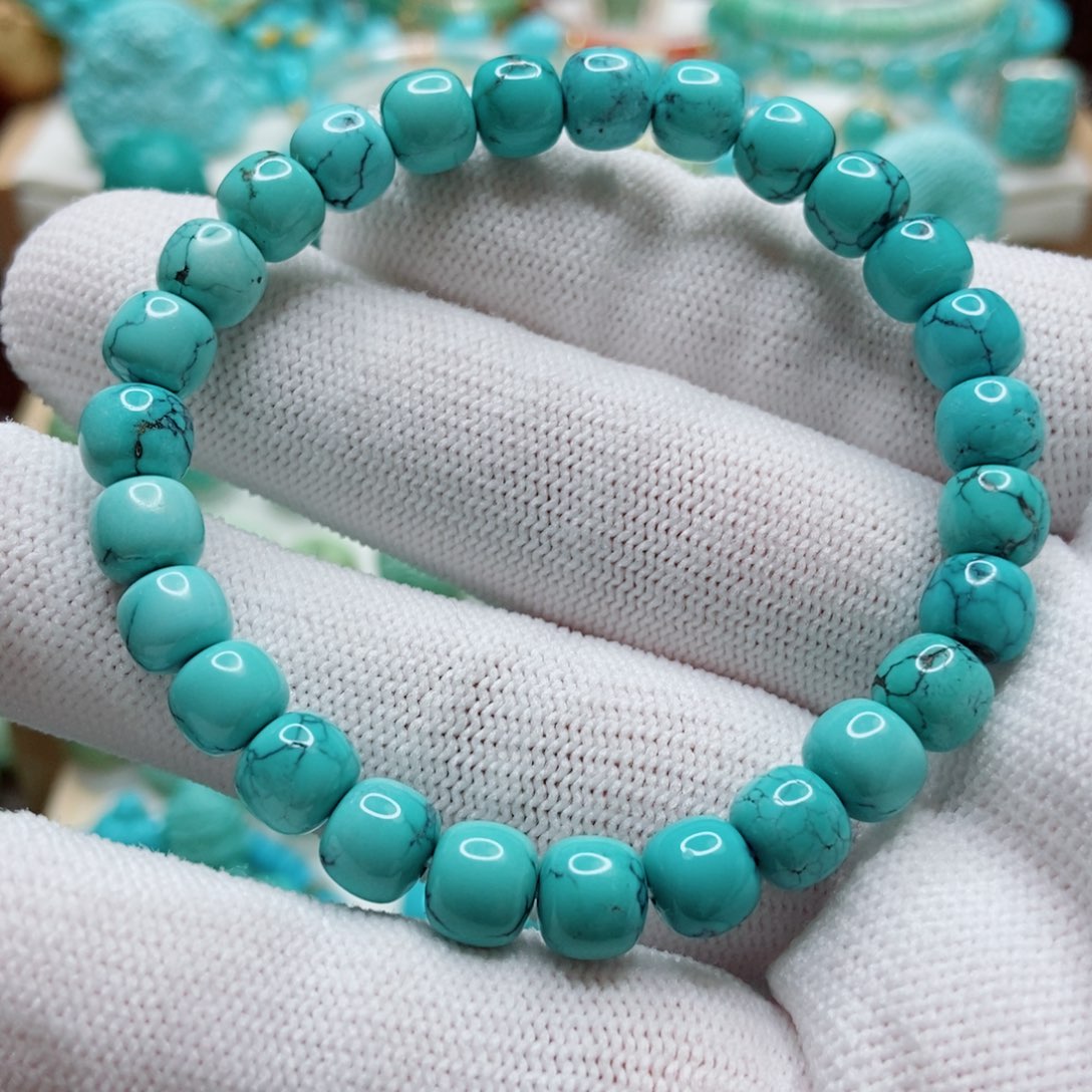 绿松石未镶嵌珠子