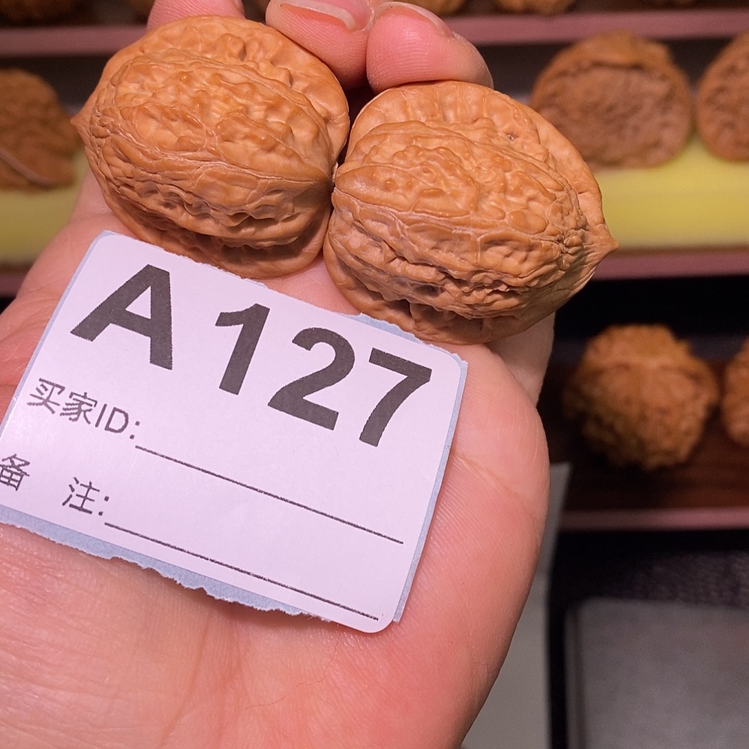 文玩核桃把件34全品老款公子帽