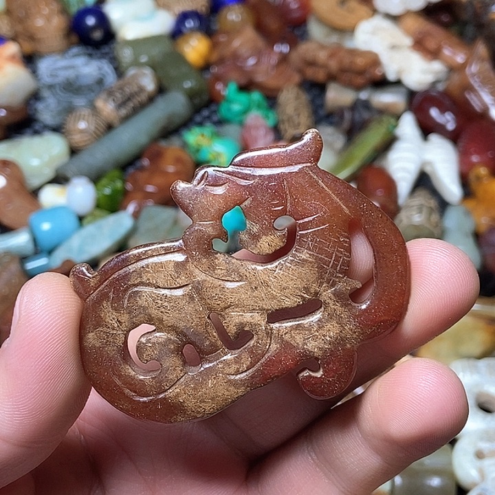 和田玉未镶嵌颈饰85