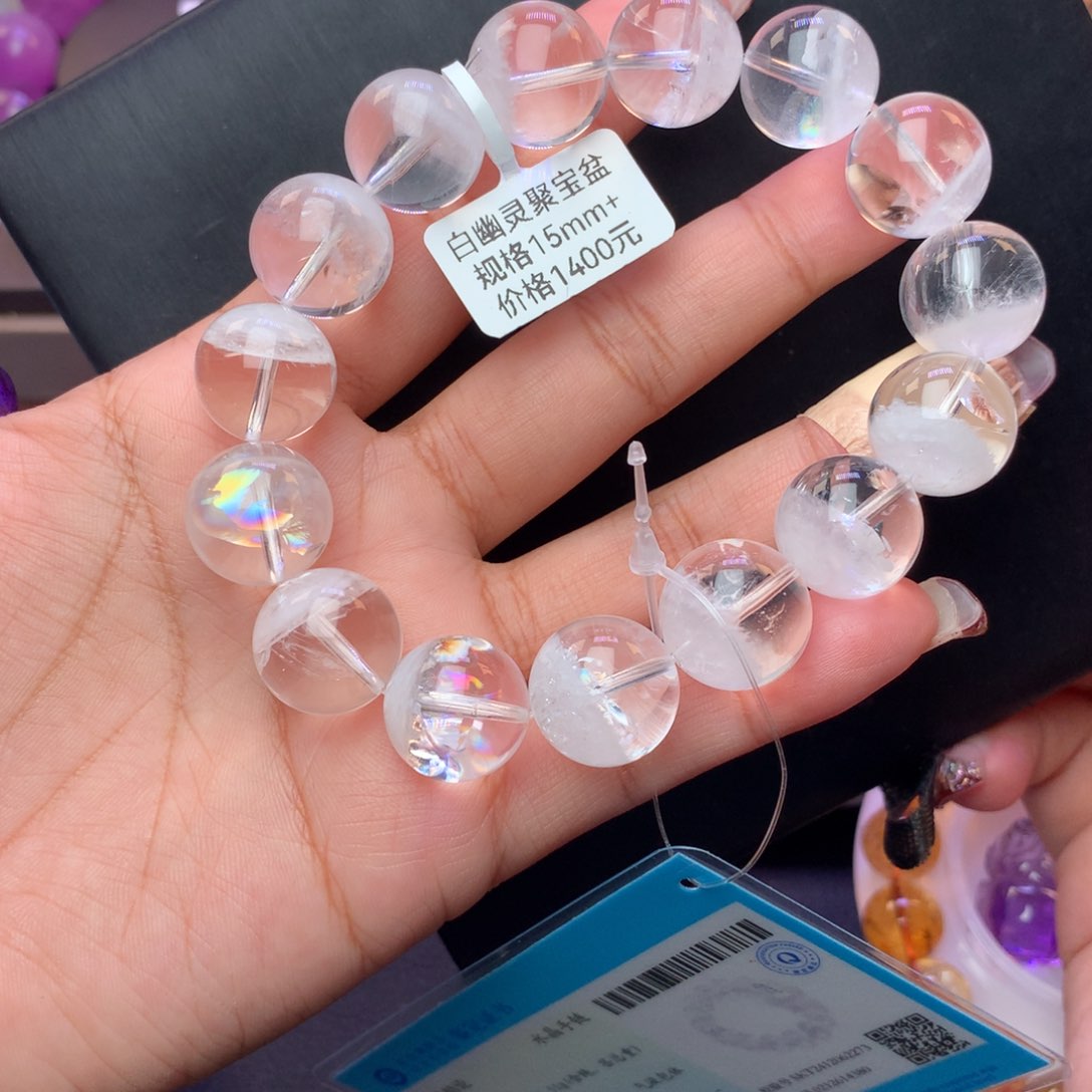 水晶手链未镶嵌吕**?手链