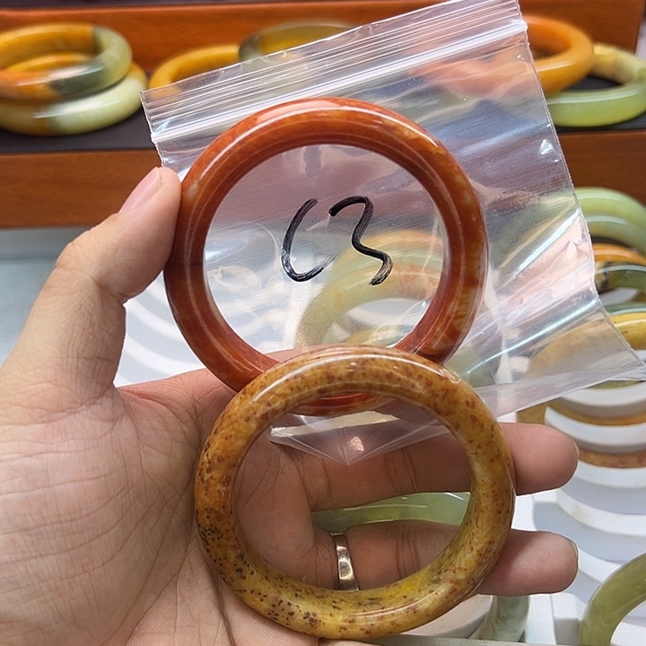 蛇纹石玉合金手镯