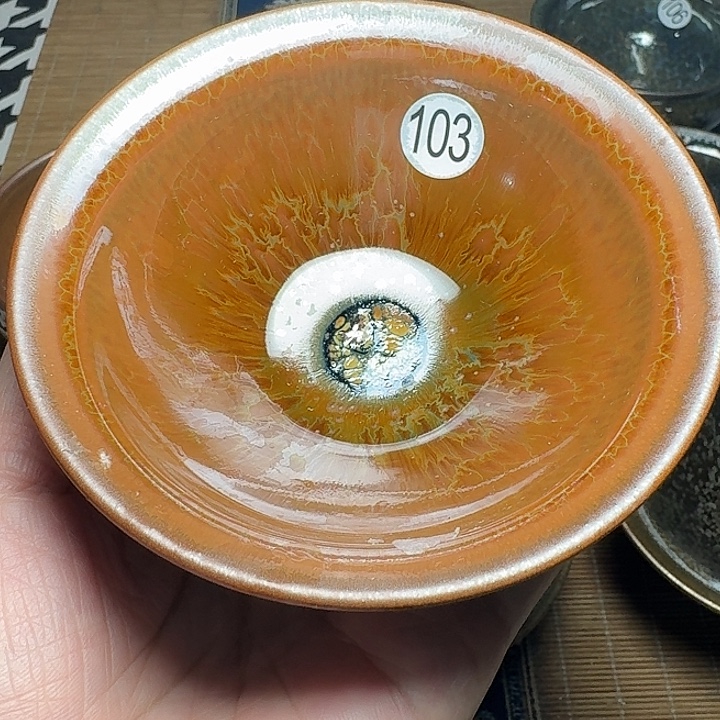 茶盏103 坚记茶盏摆件