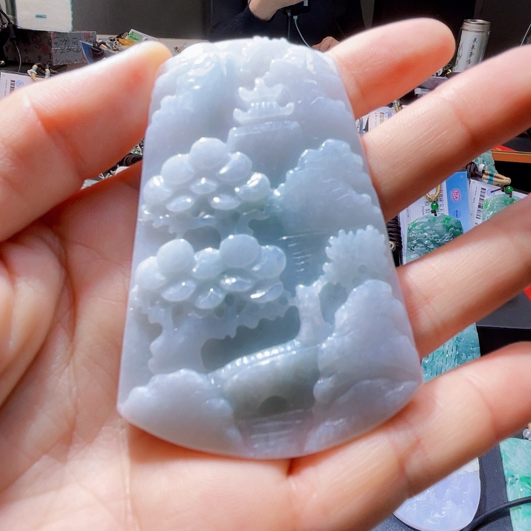 颈饰未镶嵌翡翠一