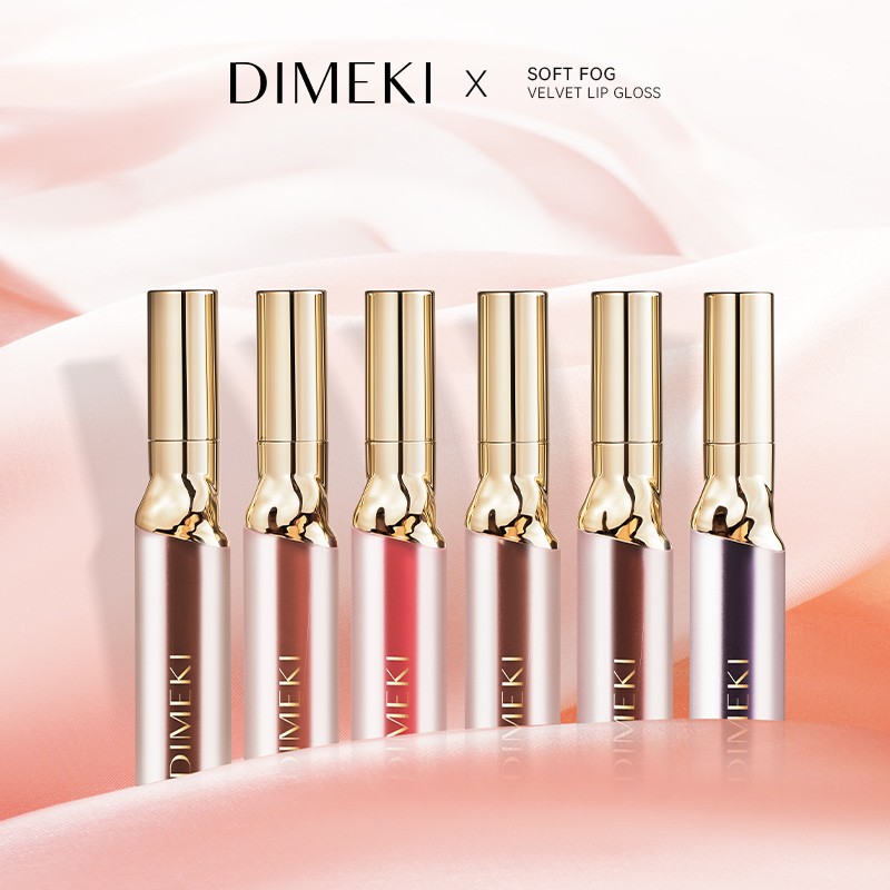 DIMEKI唇粉霜哑光雾面不沾杯裸色系口红唇釉