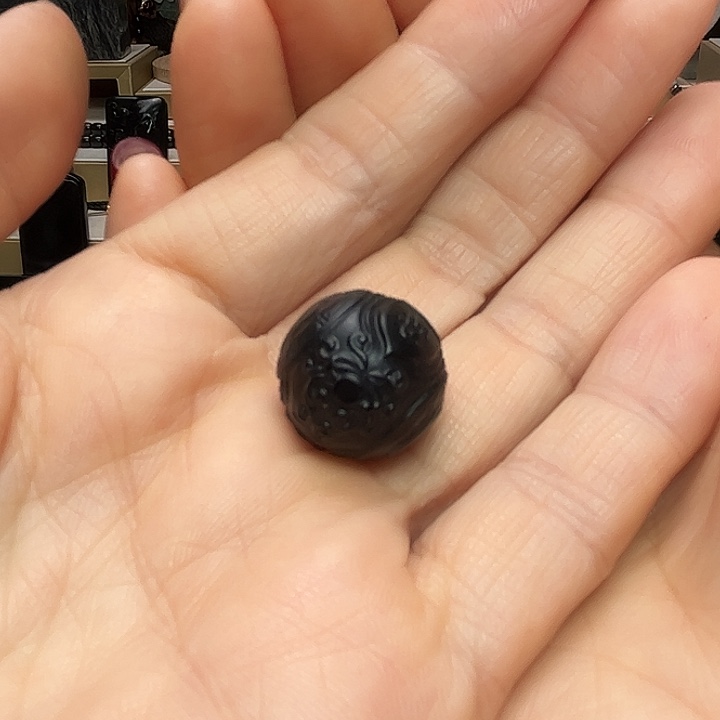 无***相和田玉（墨玉）未镶嵌手链黄财