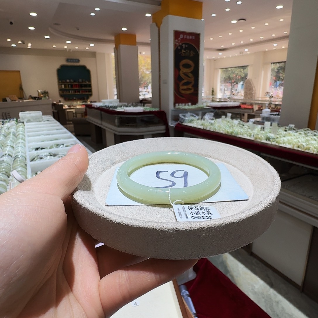 和田玉未镶嵌手镯02