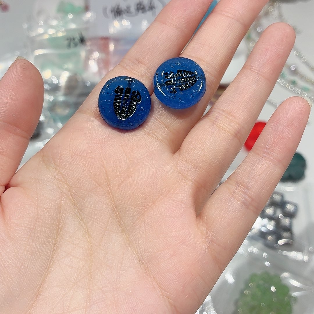 捷克琉璃草履虫圆牌