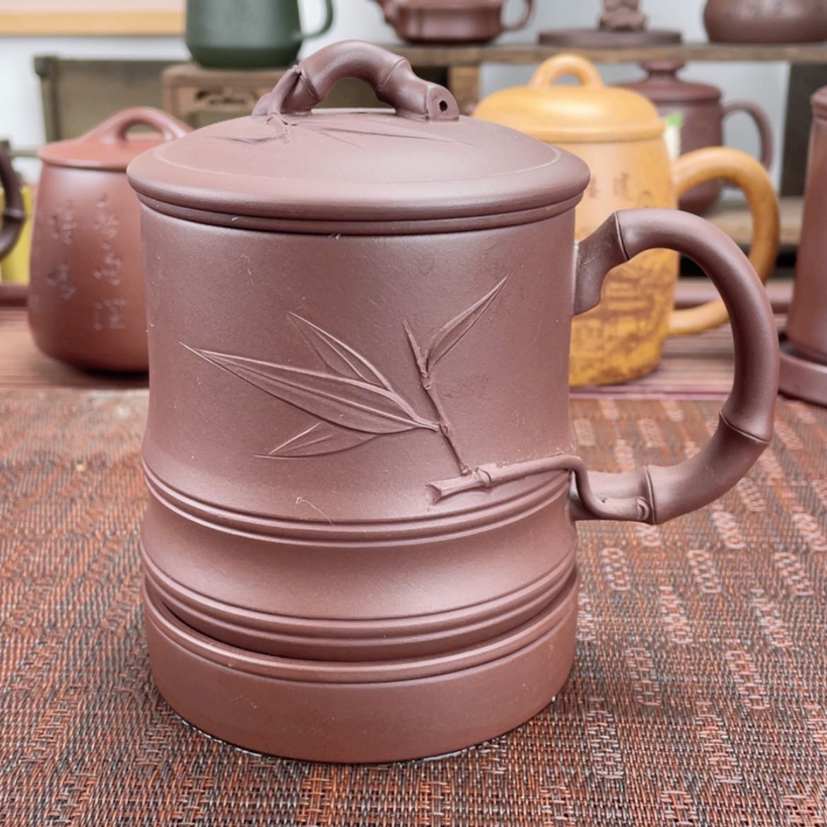 【闪购商品】紫砂茶杯宜兴原矿紫砂盖杯微瑕