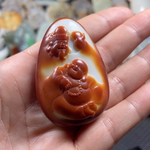 紫金钵盂菩提吊坠