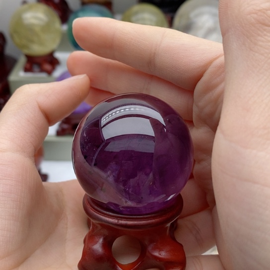 紫晶珠宝半成品未镶嵌水晶9号