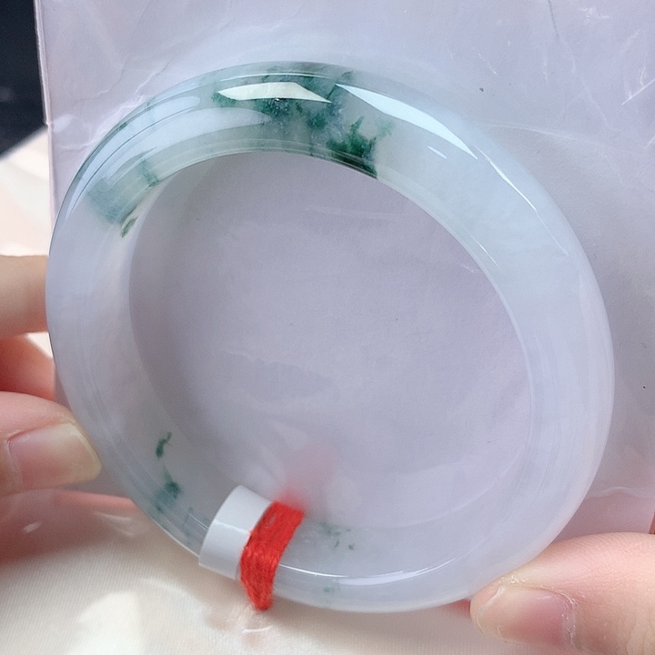 翡翠未镶嵌手镯53圈