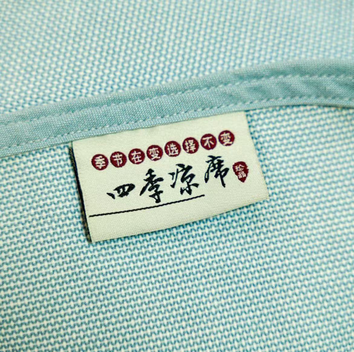 【老粗布凉席1.5*2.三件套】全棉家用简约设计席子透气吸汗